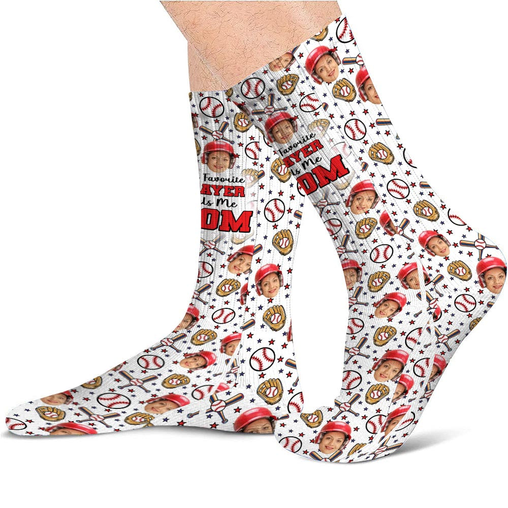 My Favorite Player - Personalized Baseball Socks