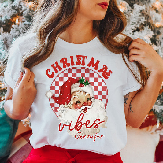 Weihnachtsstimmung – Personalisiertes Weihnachts-T-Shirt und Hoodie