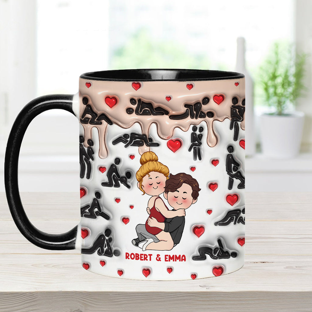 Meine Lieblingsbeschäftigung ist mit dir - Personalisierte Tasse für Paare