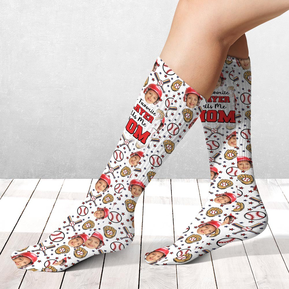 My Favorite Player - Personalized Baseball Socks