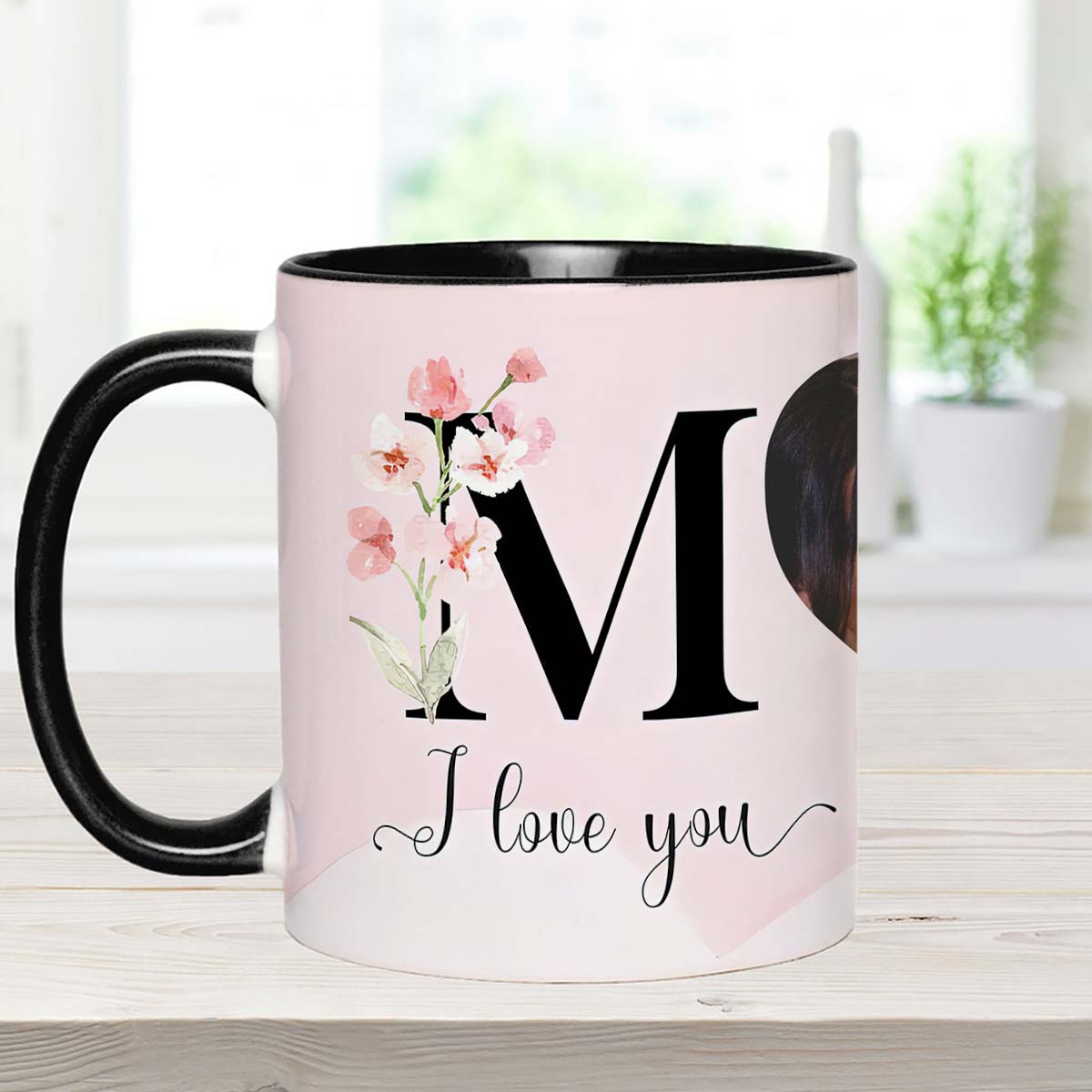 Ich liebe dich Mama - Personalisierte Tasse mit Muttermotiv