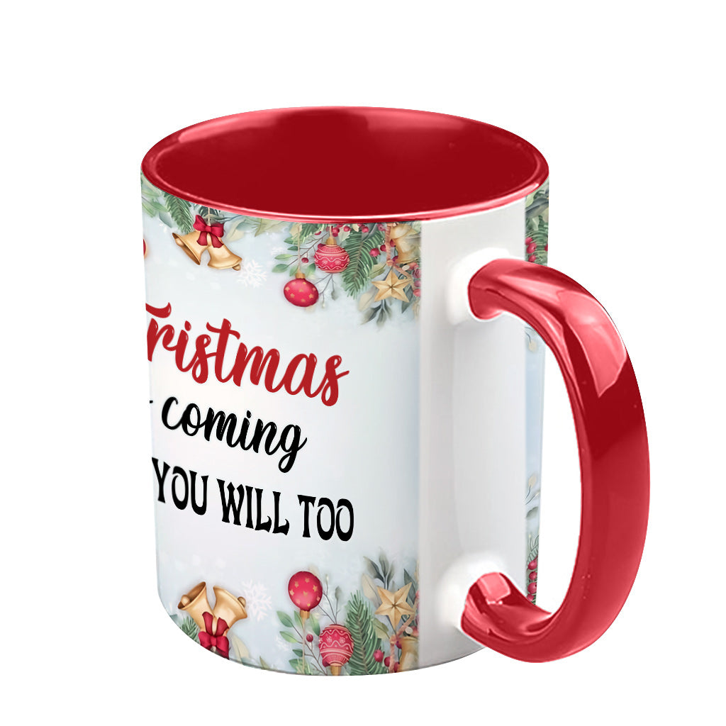 Weihnachten naht – Personalisierte Tasse für Paare