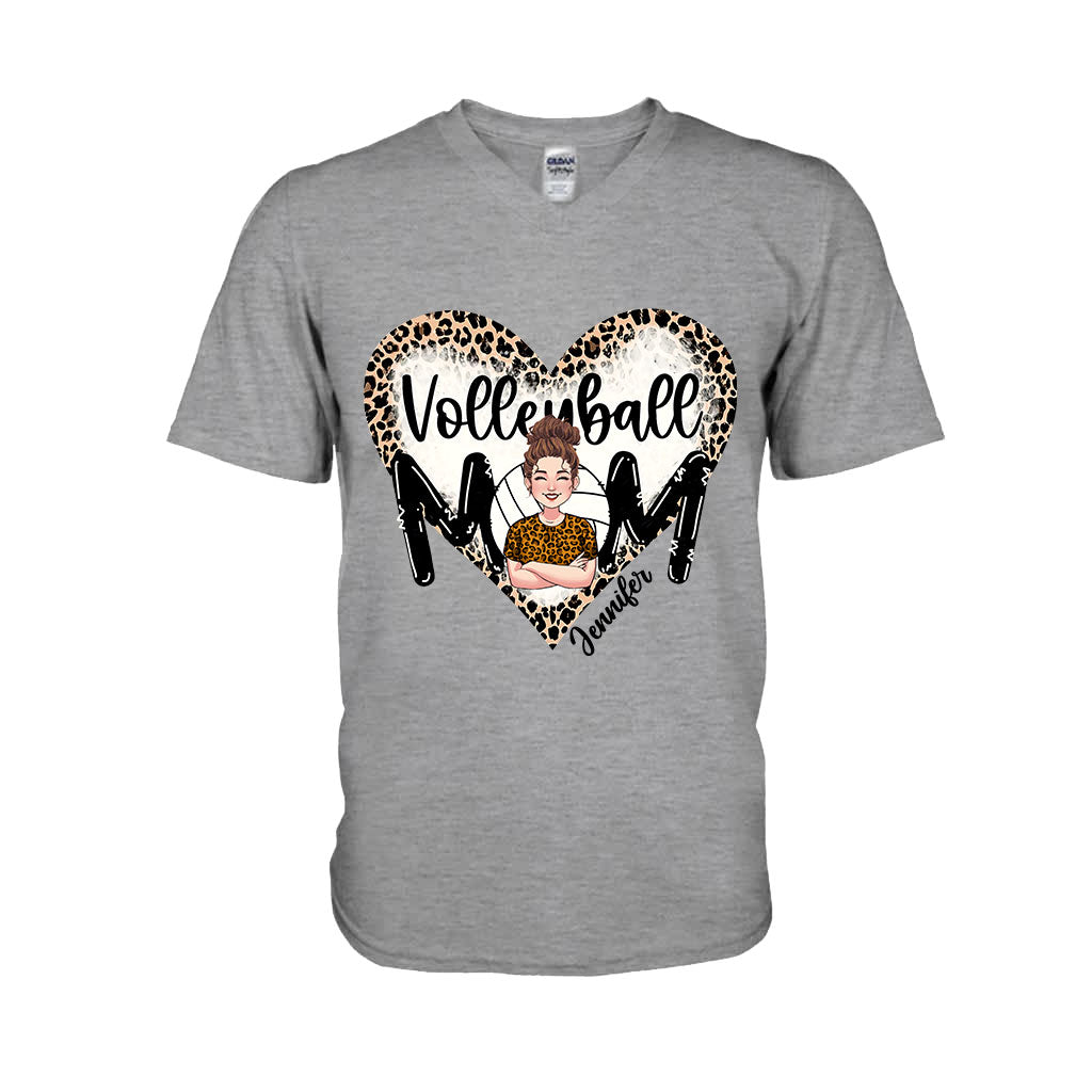 Volleyball-Mama – Personalisiertes Volleyball-T-Shirt und Hoodie