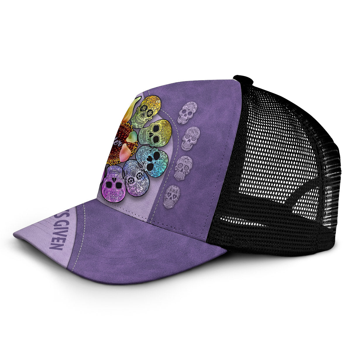 Zero F Given - Personalisierter Totenkopf-Truckerhut