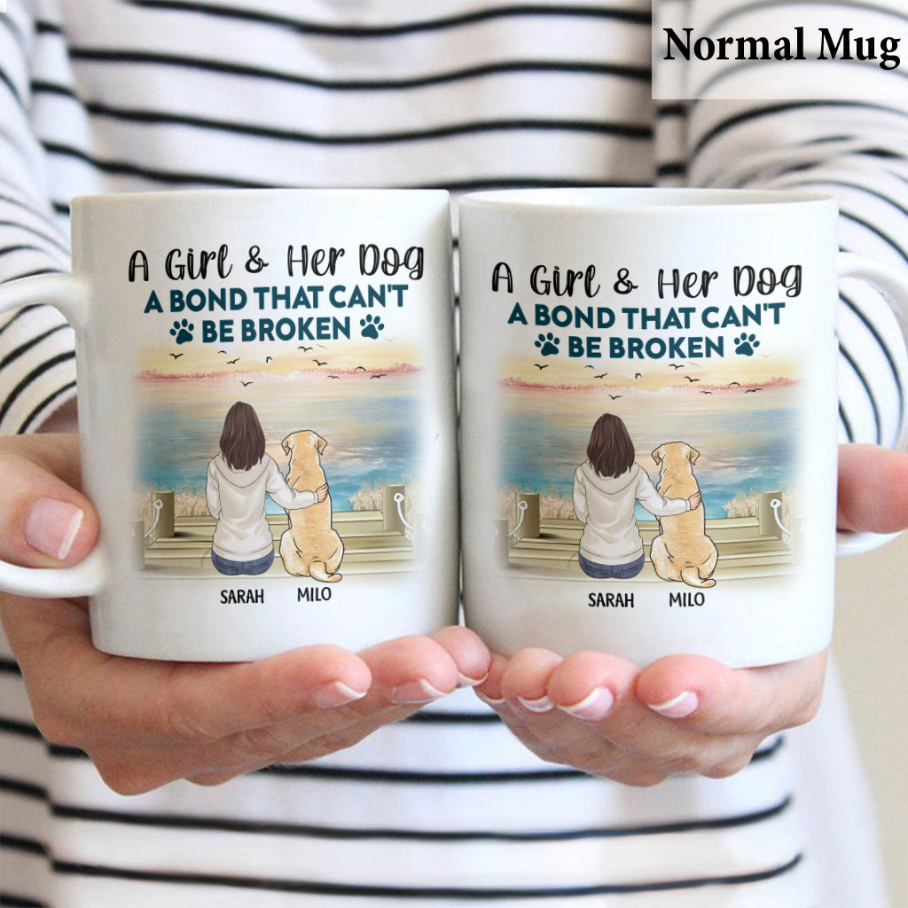 Eine unzerbrechliche Bindung – personalisierte Hunde-Tasse