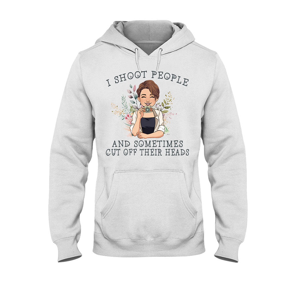 Ich fotografiere Menschen – Personalisiertes Fotografie-T-Shirt und Hoodie
