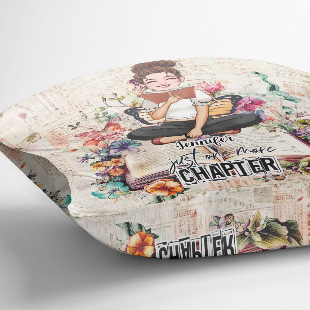 Nur noch ein Kapitel – personalisiertes Buchkissen