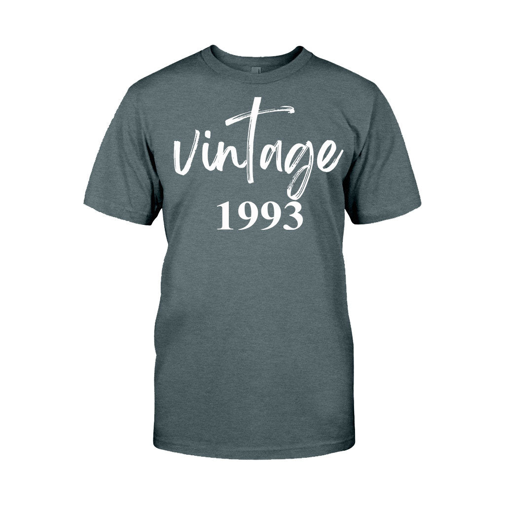 Vintage-Version – Personalisiertes Geburtstags-T-Shirt und Hoodie
