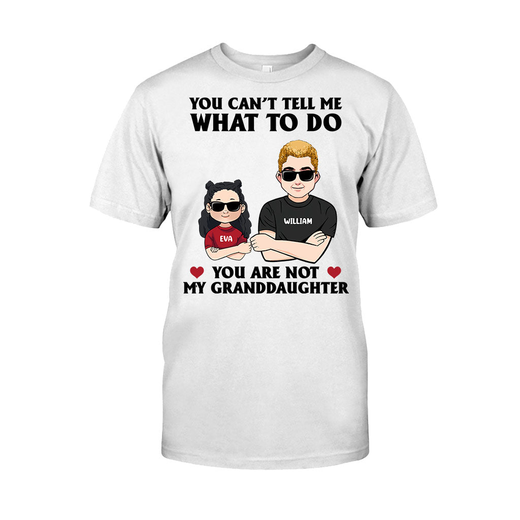 Du kannst mir nichts vorschreiben – Geschenk für Papa, Opa, Onkel, Bruder – Personalisiertes T-Shirt und Hoodie