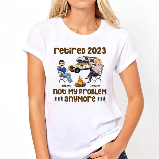„Nicht mehr mein Problem“ – Personalisiertes T-Shirt und Hoodie für Rentner