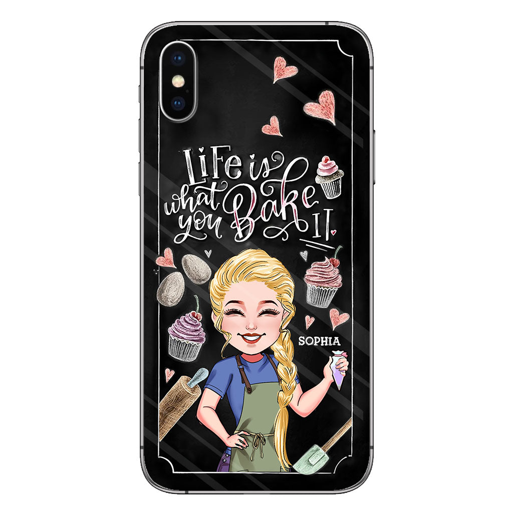 Life Is What You Bake It - Personalized Baking Phone Case