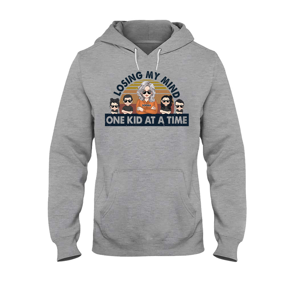 Losing My Mind One Kid At A Time - Gift for dad, dad - Personalized T-shirt And Hoodie