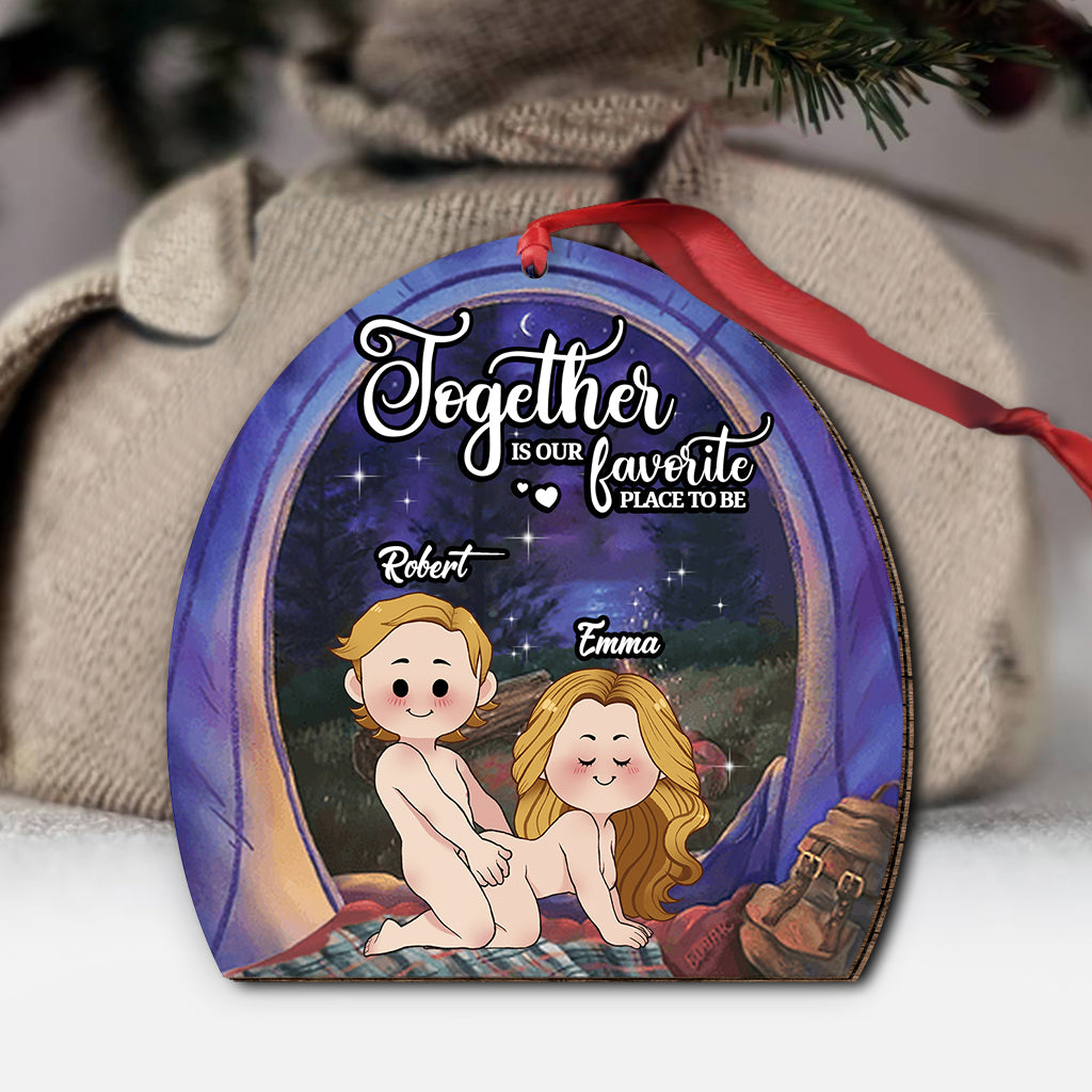 Gemeinsam sind wir am liebsten – personalisierter Camping-Anhänger