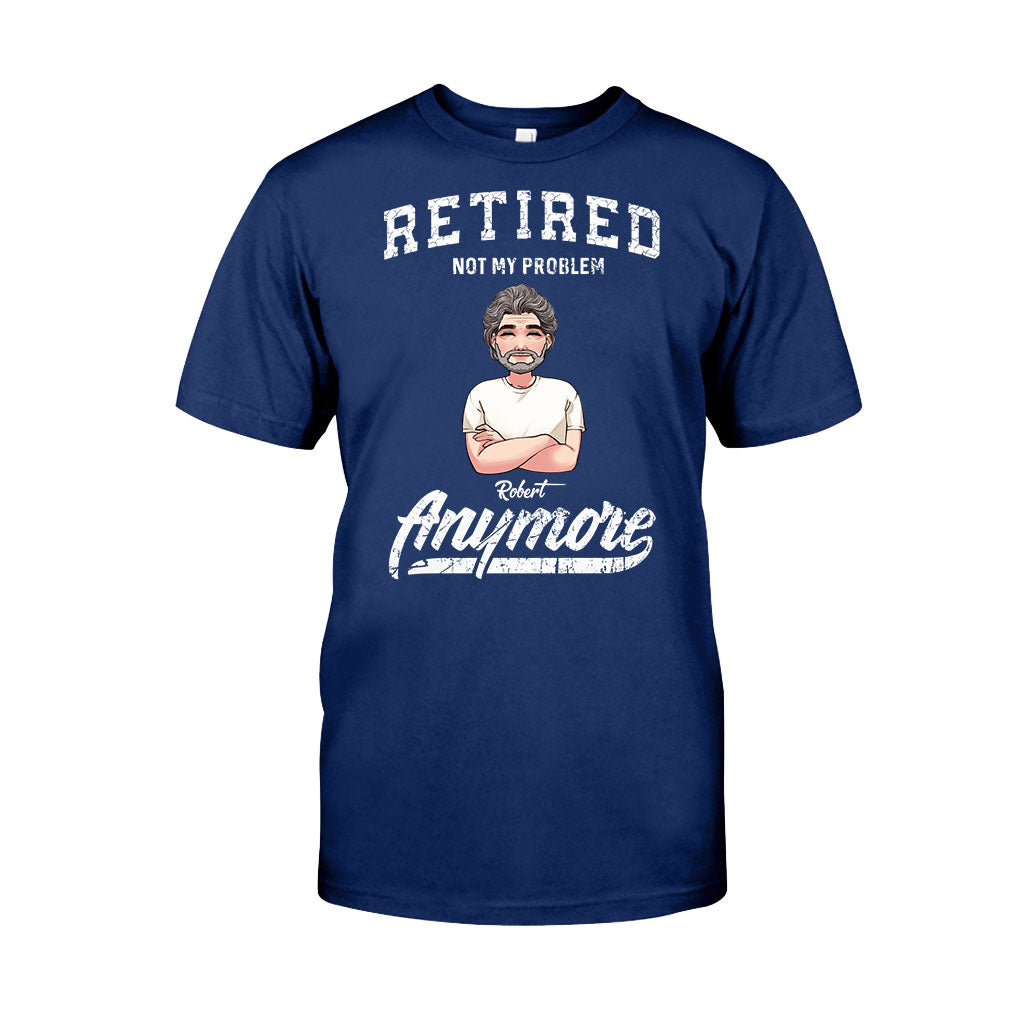 „Im Ruhestand – nicht mehr mein Problem“ – Personalisiertes Rentner-T-Shirt & Hoodie