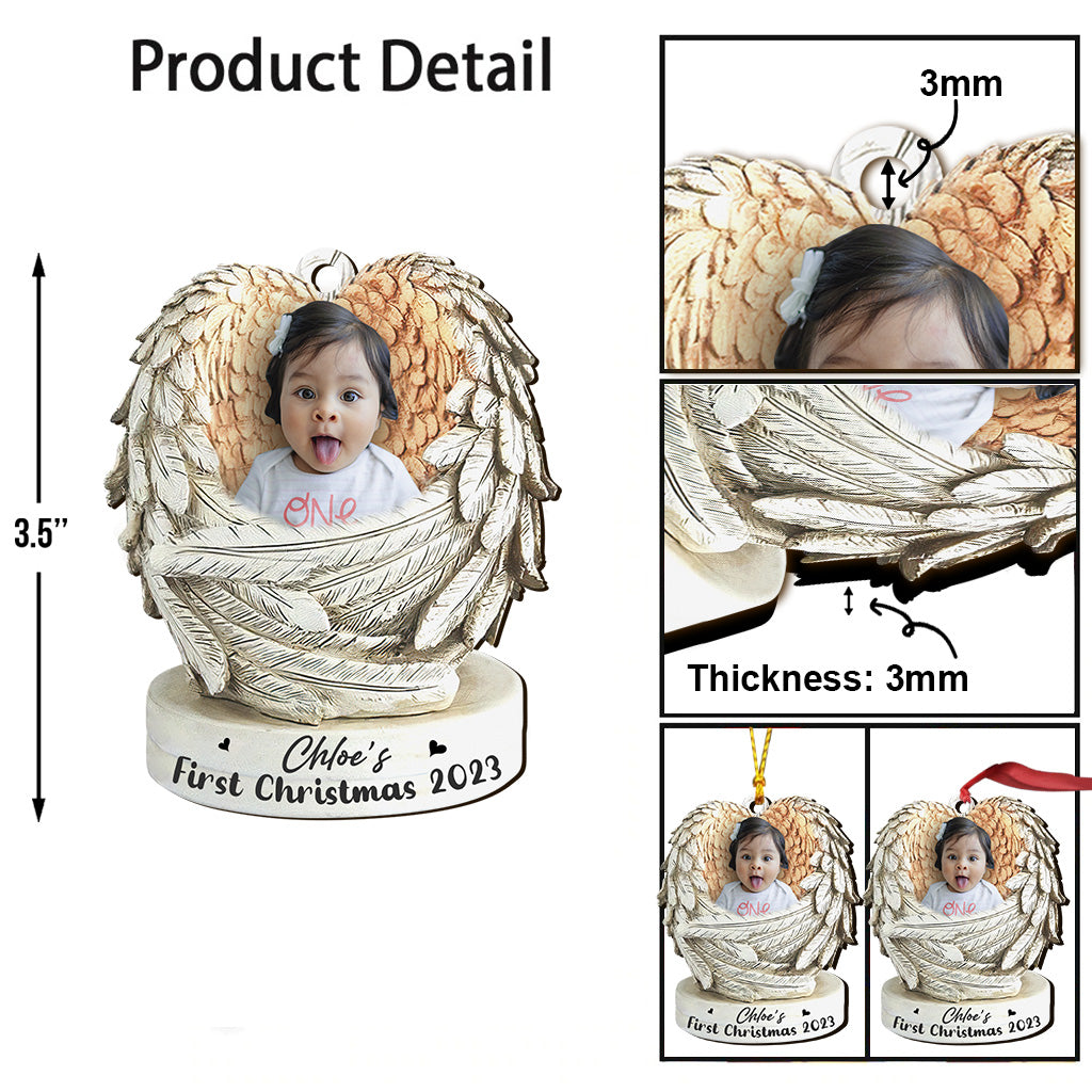 Erstes Weihnachtsfest für Babys – Personalisierter Neugeborenen-Weihnachtsschmuck