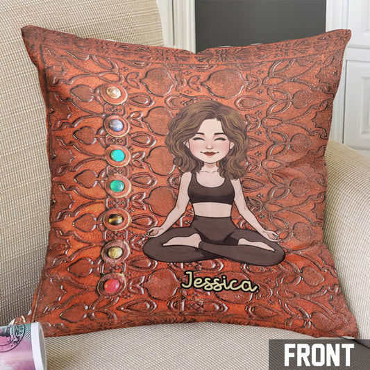 Namaste – Personalisiertes Yoga-Kissen