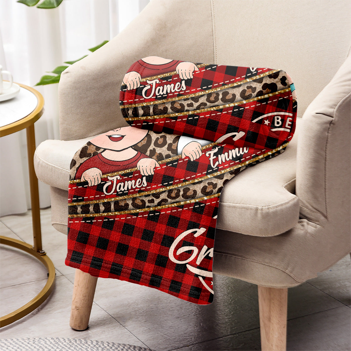 Beste Oma aller Zeiten – Personalisierte Oma-Decke