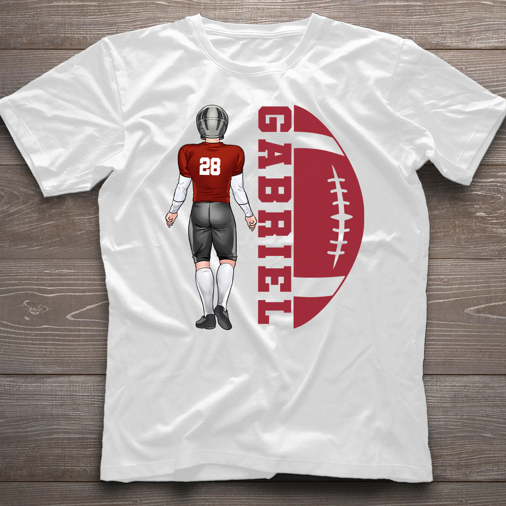 Fußballfan – Personalisiertes Fußball-T-Shirt und Hoodie