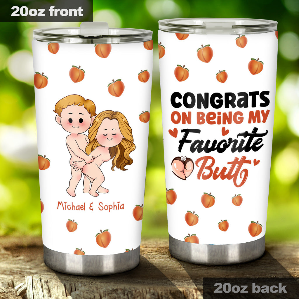 Glückwunsch, dass du mein Liebling bist – Geschenk für Freund, Ehefrau, Ehemann, Freundin – Personalisierter Becher