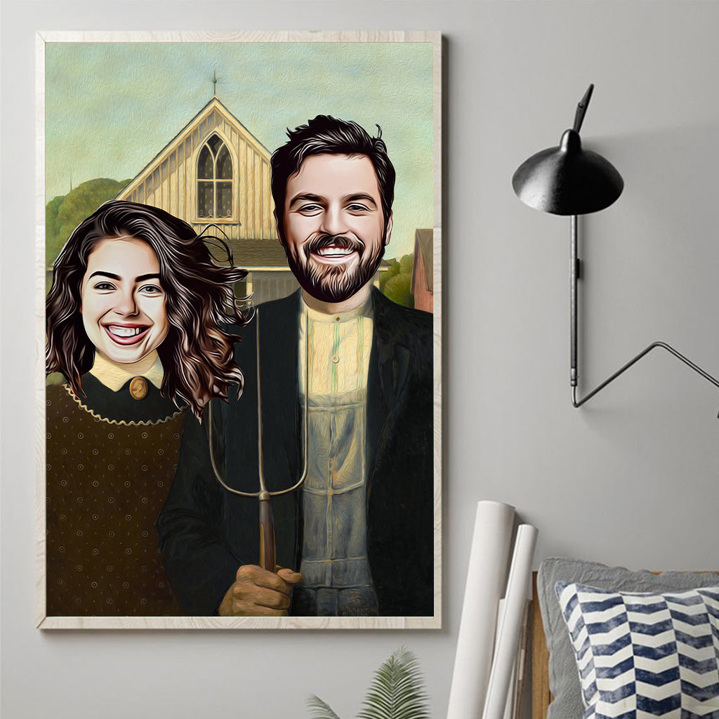Lustiges Geschenk für Horrorfilm-Fans – Personalisierte Halloween-Leinwand und Poster