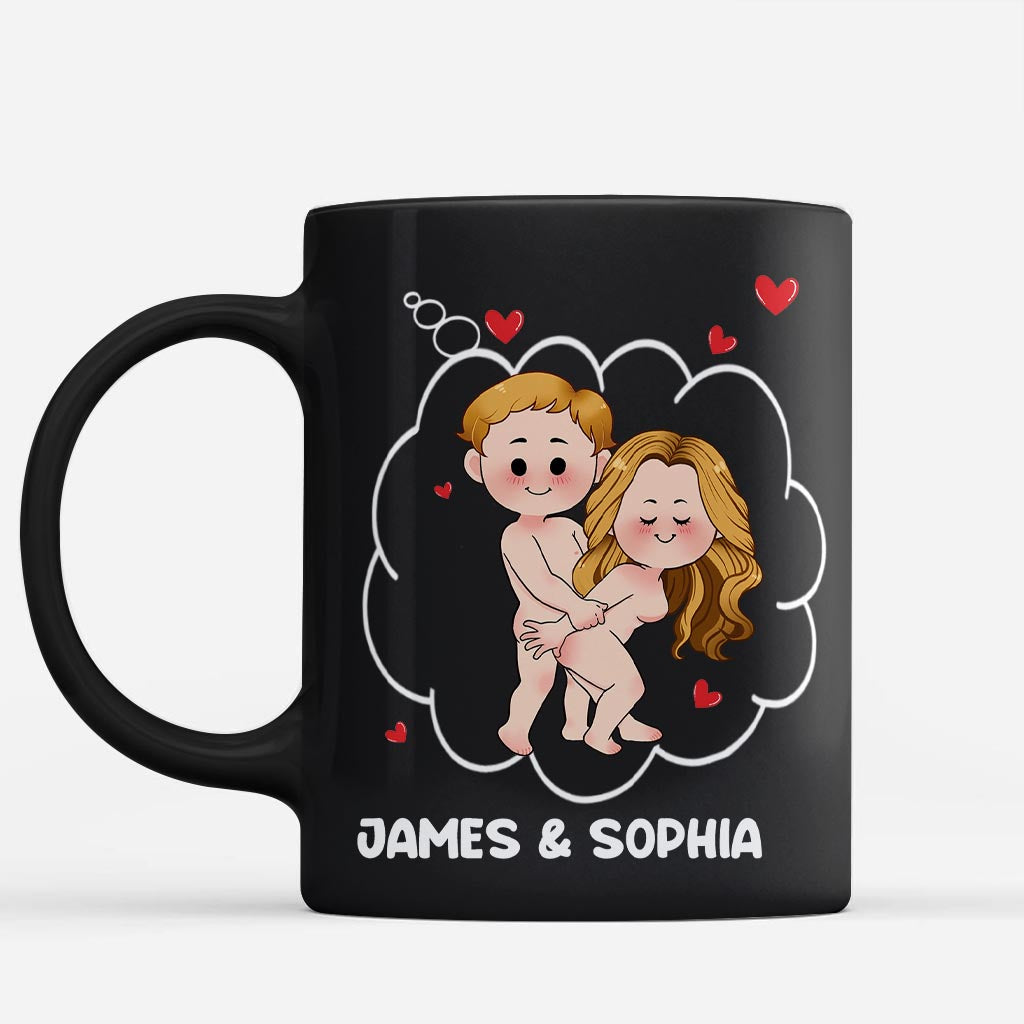 Ich habe dich dreimal ausgezogen - Personalisierte Tasse für Paare