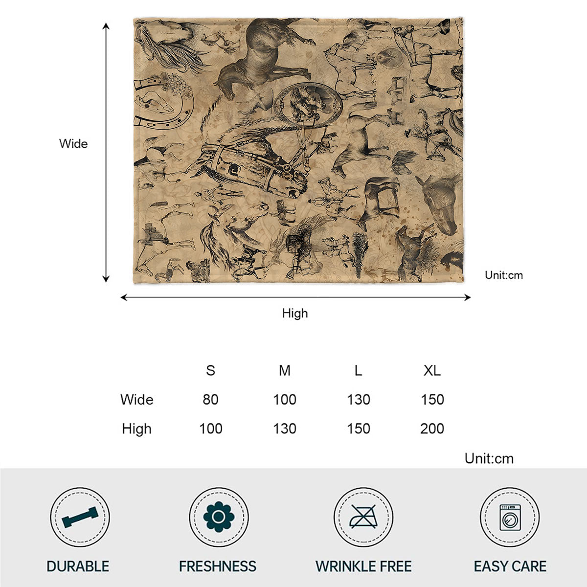 Pferde lieben – Pferdedecke