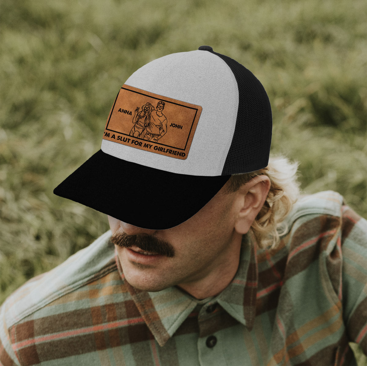 Ich bin verrückt nach meiner Freundin – Geschenk für Freund und Freundin – Personalisierte Trucker-Mütze