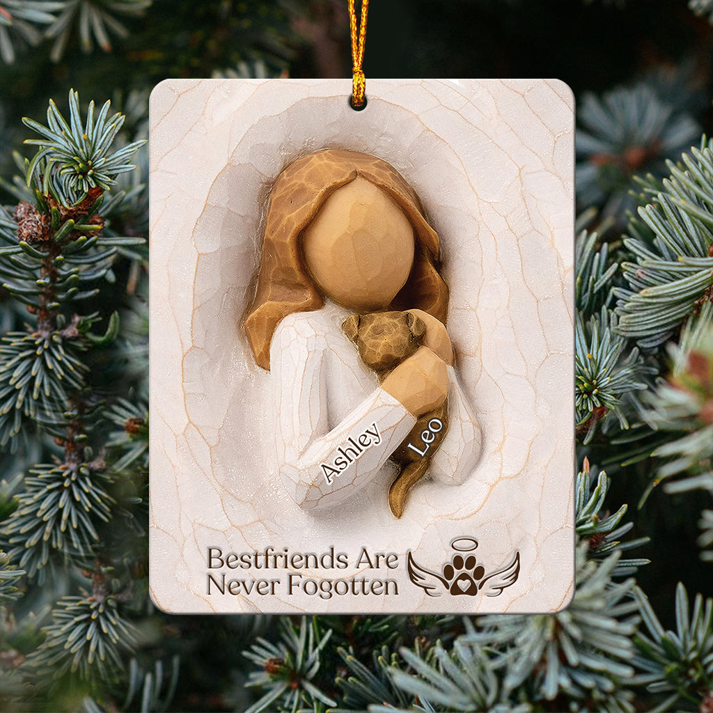 Beste Freunde vergisst man nie – Personalisierter Hundeanhänger