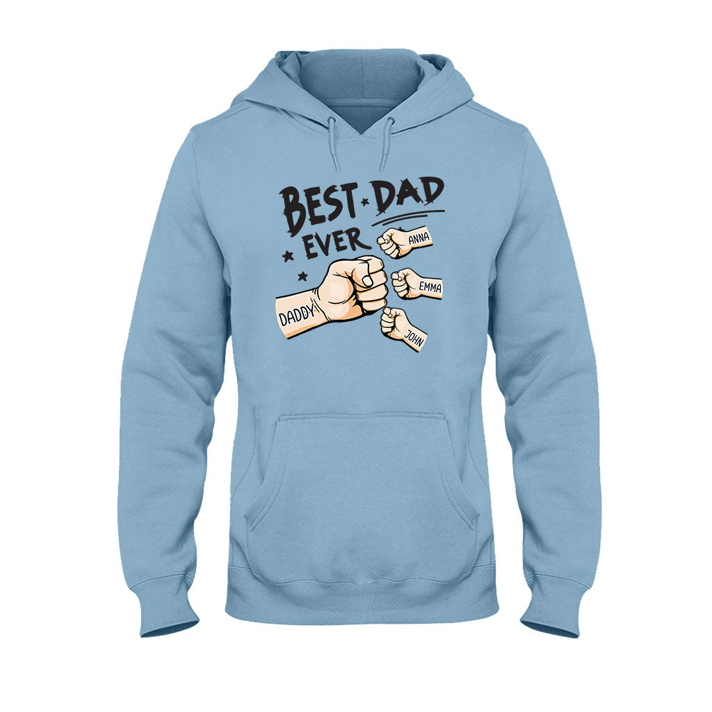 Der beste Papa aller Zeiten – Personalisiertes Vater-T-Shirt und Hoodie