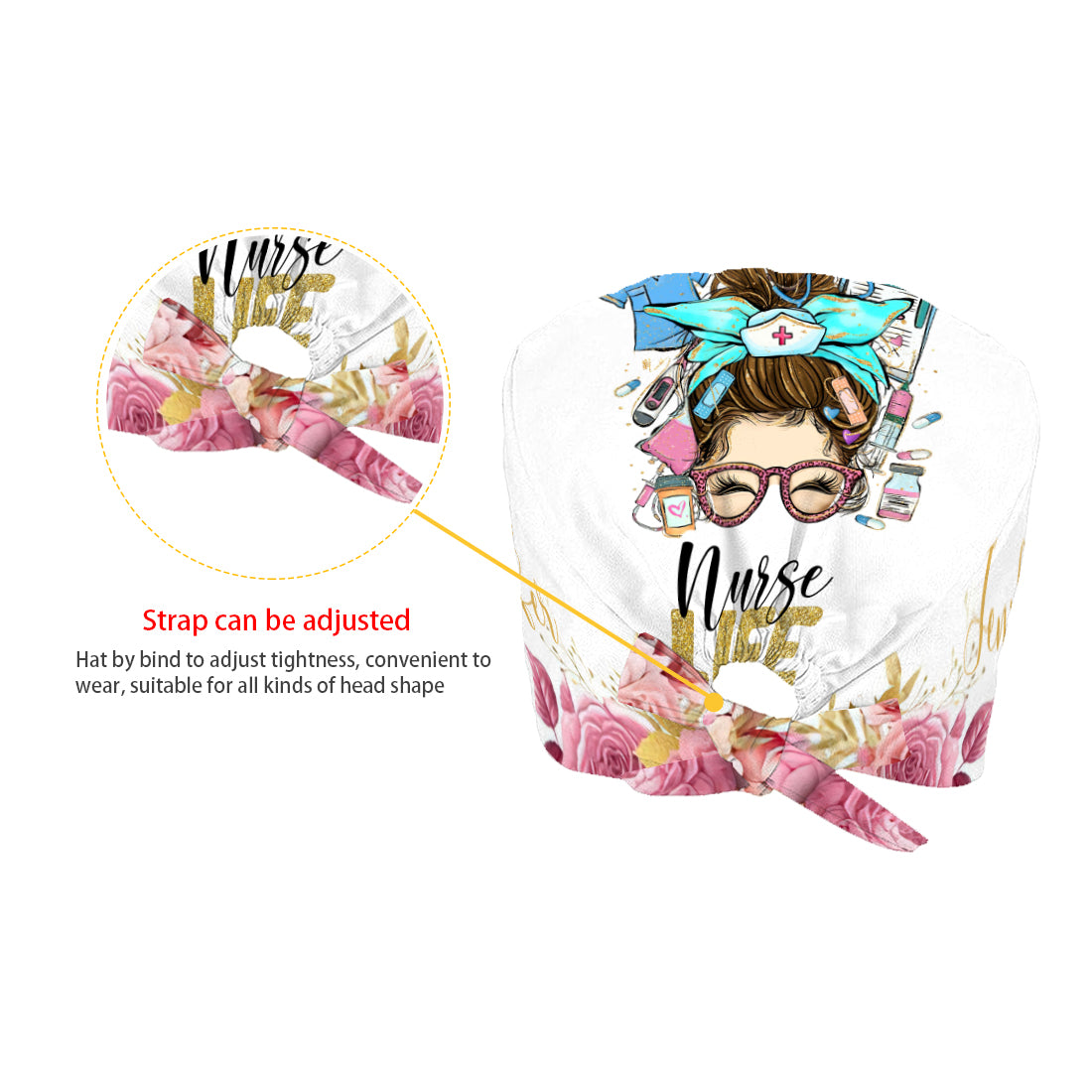 Nurse Life – Personalisierte OP-Haube für Pflegekräfte