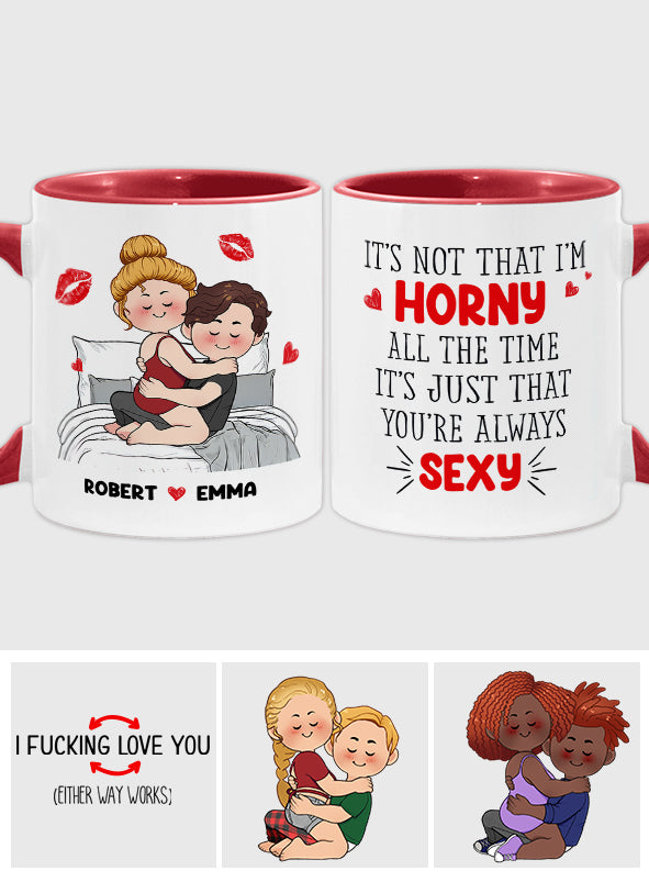 Ich liebe dich – Personalisierte Tasse für Paare