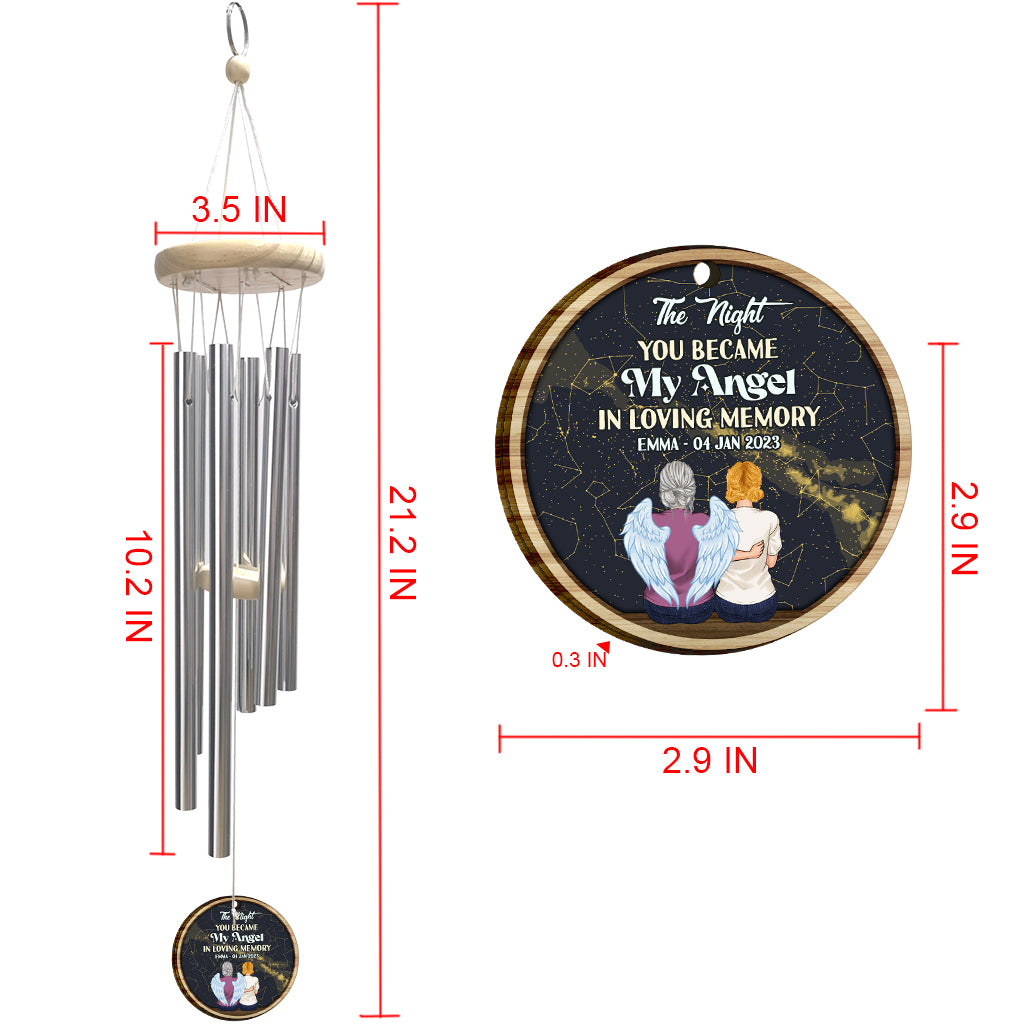 When I Look At The Stars - Personalized Memorial Wind Chime