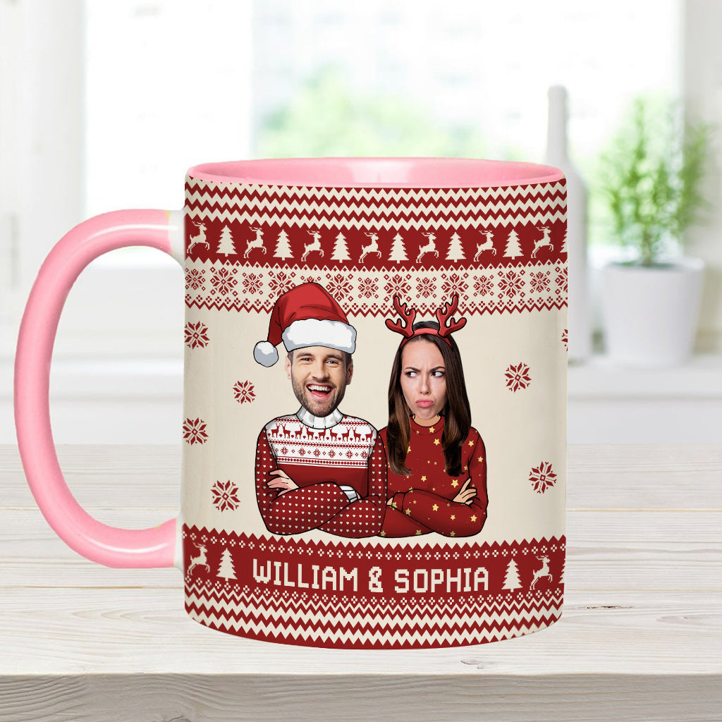 Die Erziehung meines Mannes ist anstrengend – personalisierte Tasse mit Ehepaar-Akzenten