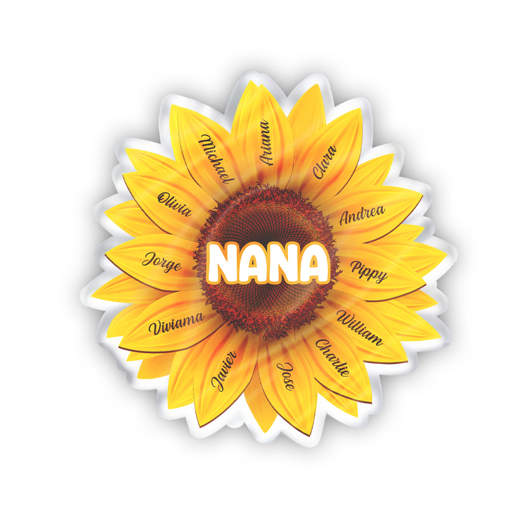 Best Grandma Ever - Personalized Grandma Shaped Pillow