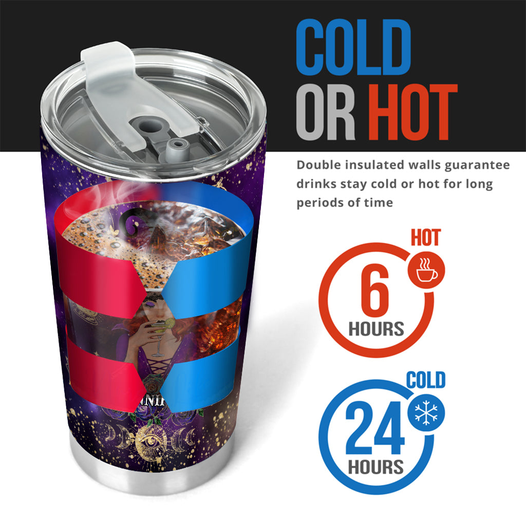 Leg dich nicht mit meiner Energie an – Personalisierter Hexenbecher