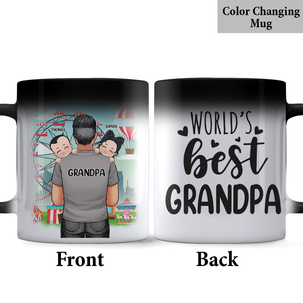 Bester Papa aller Zeiten – Geschenk für Papa, Opa, Onkel, Ehemann – Personalisierte Tasse
