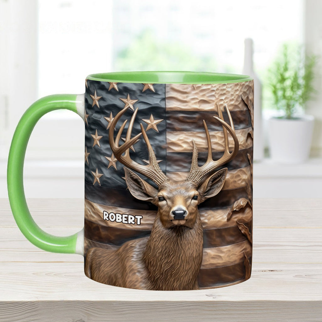 Deer Hunting - Personalized Hunting Accent Mug