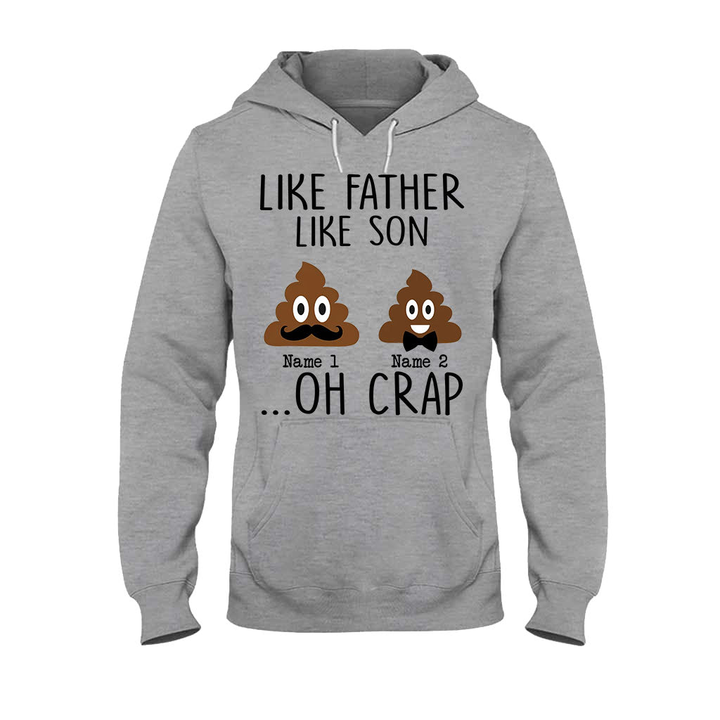 Wie die Mutter, so die Tochter – Geschenk für Mama, Tochter, Papa, Sohn – Personalisiertes T-Shirt und Hoodie