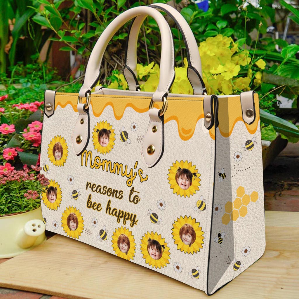 Nana's Reasons – Geschenk für Oma und Mama – Personalisierte Lederhandtasche