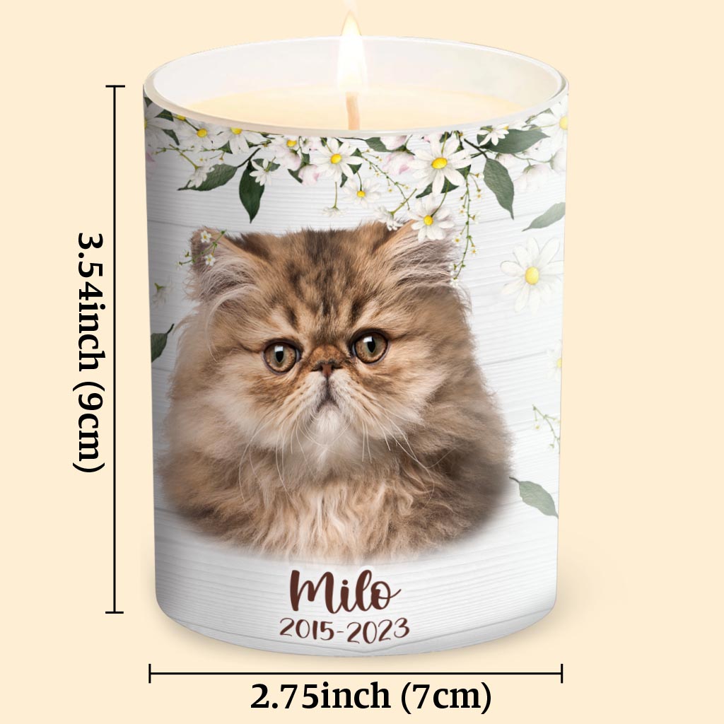 Zünde diese Kerze an, wenn du mich vermisst – Geschenk für Hundebesitzer und Katzenliebhaber – Personalisierte Kerze mit Holzdeckel