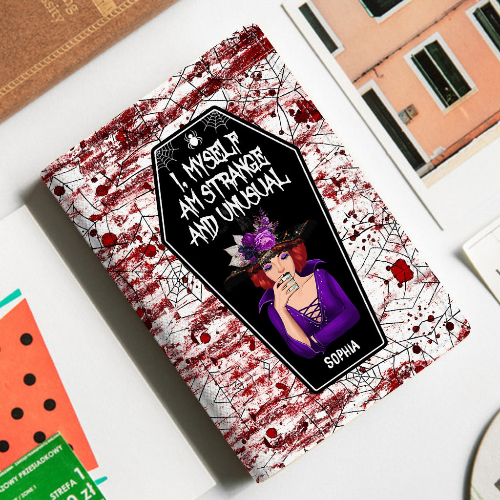 Ich selbst bin seltsam und ungewöhnlich – Personalisierter Hexenpasshalter