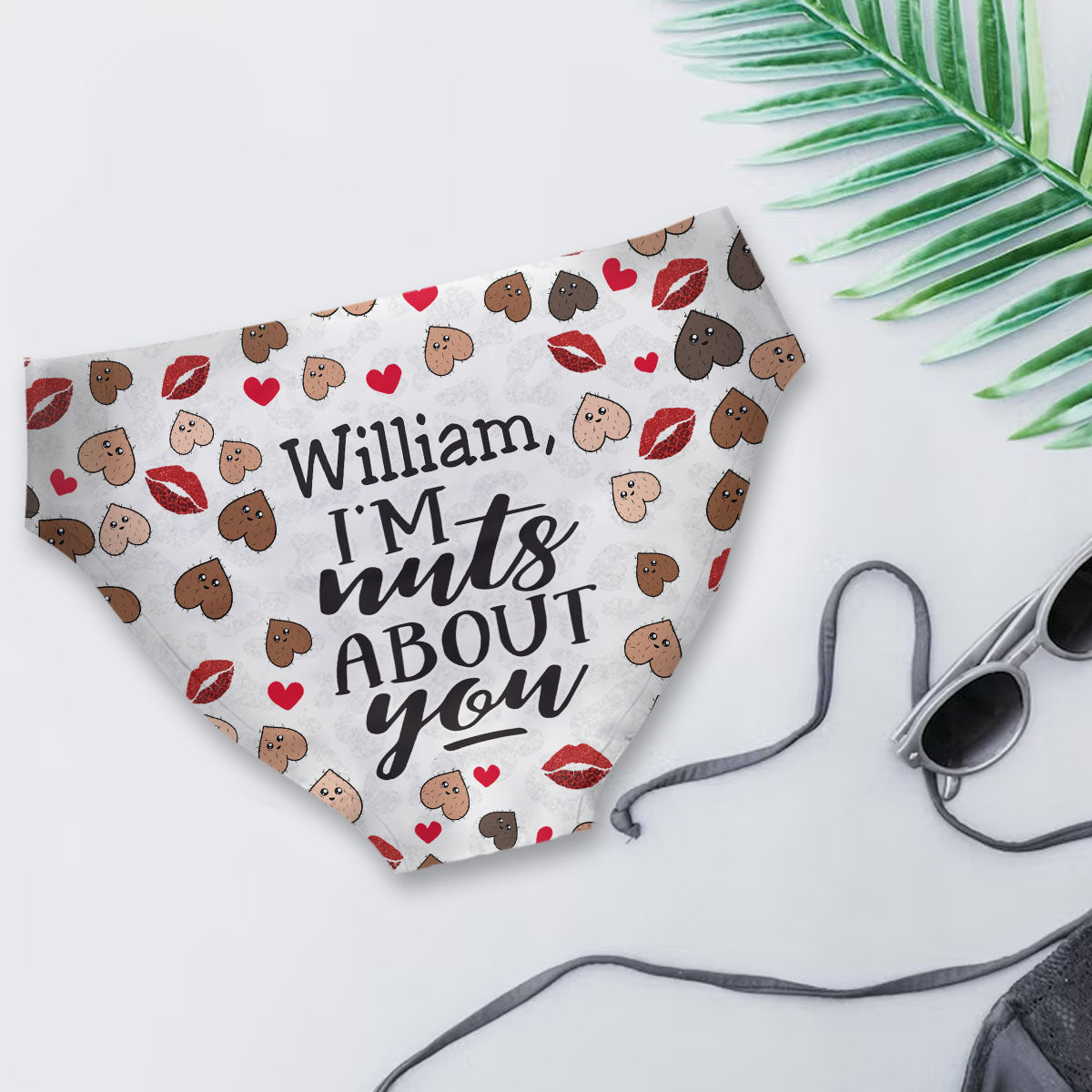 Ich bin verrückt nach dir – personalisierte Damen-Pärchen-Slips