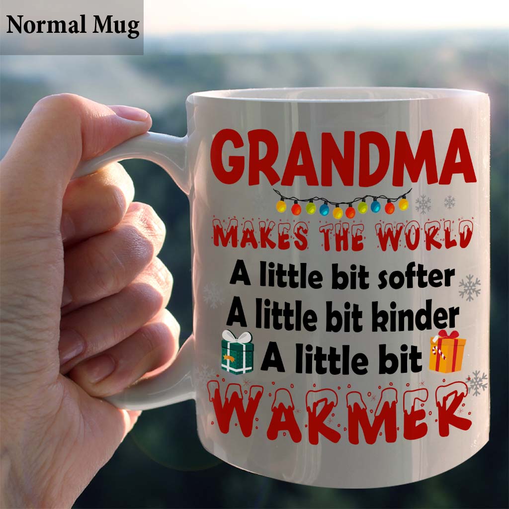 Grandma Make The World Warmer - Personalized Grandma Mug