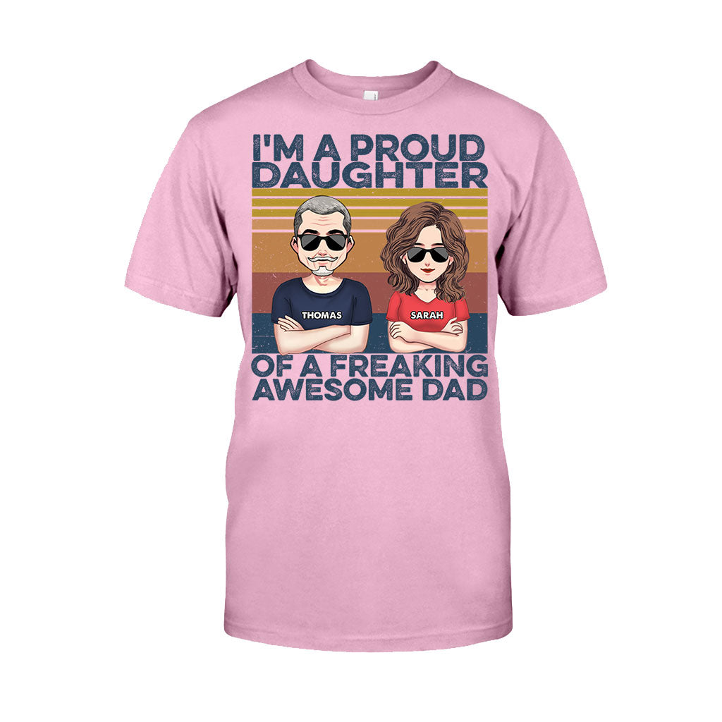 Wie der Vater, so der Sohn – Geschenk für Papa – Personalisiertes T-Shirt und Hoodie