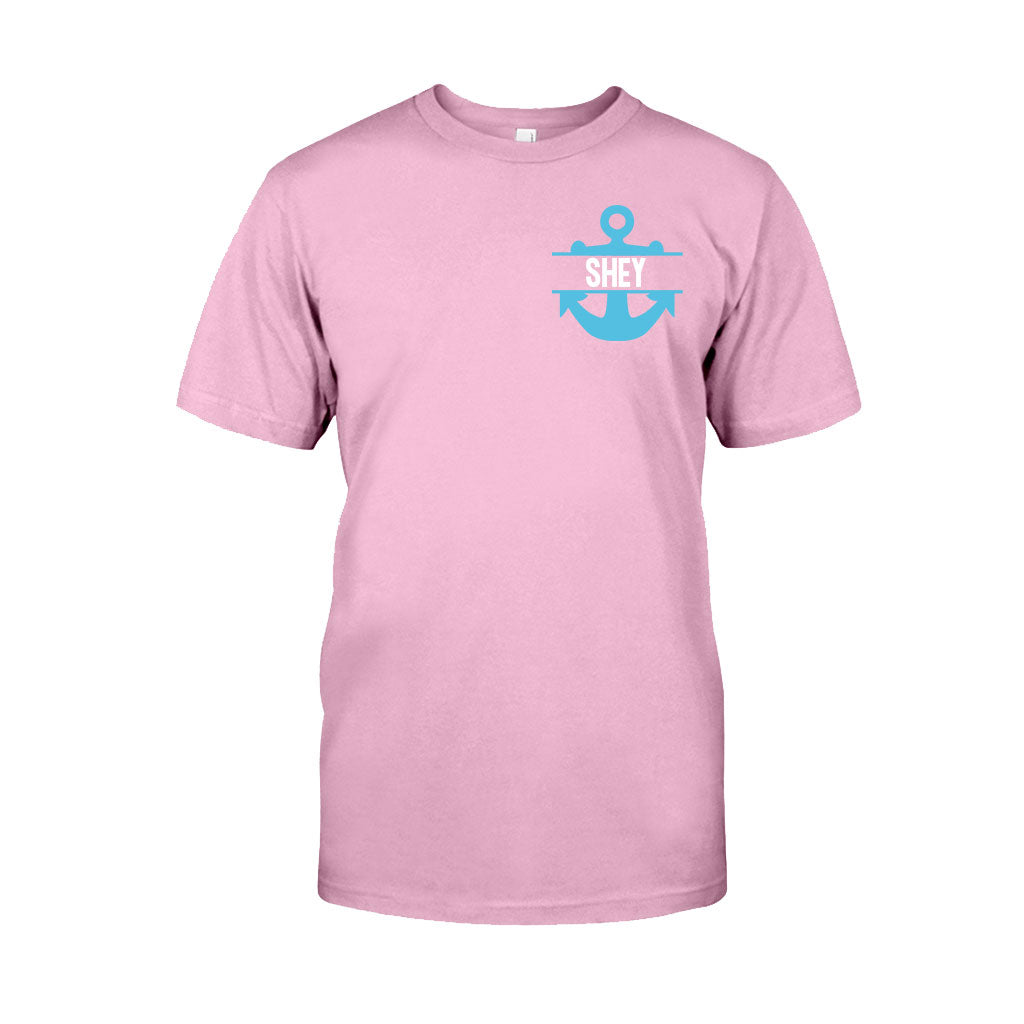 Ich liebe es, wenn wir zusammen auf Kreuzfahrt gehen – personalisiertes Kreuzfahrt-T-Shirt und Hoodie