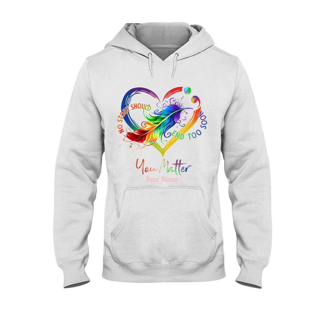 Your Life Matters - Personalized Suicide Prevention T-shirt And Hoodie