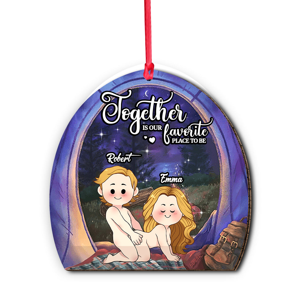 Gemeinsam sind wir am liebsten – personalisierter Camping-Anhänger