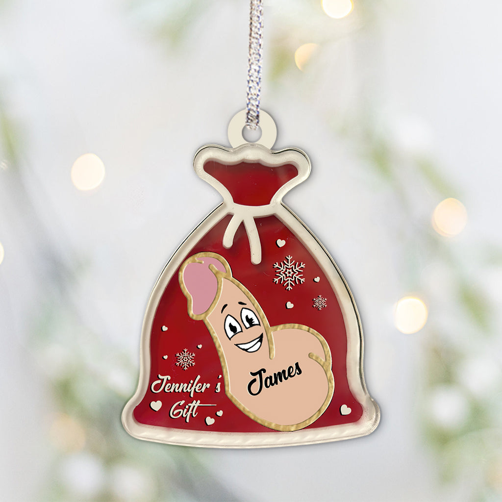 Weihnachtssack – Personalisierter Paarschmuck