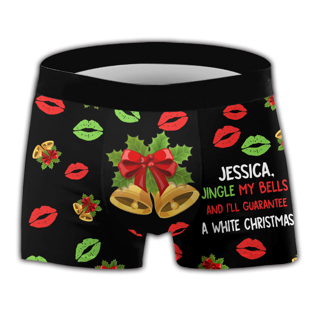 Jingle My Bells – Personalisierte Boxershorts für Männer (Paar)