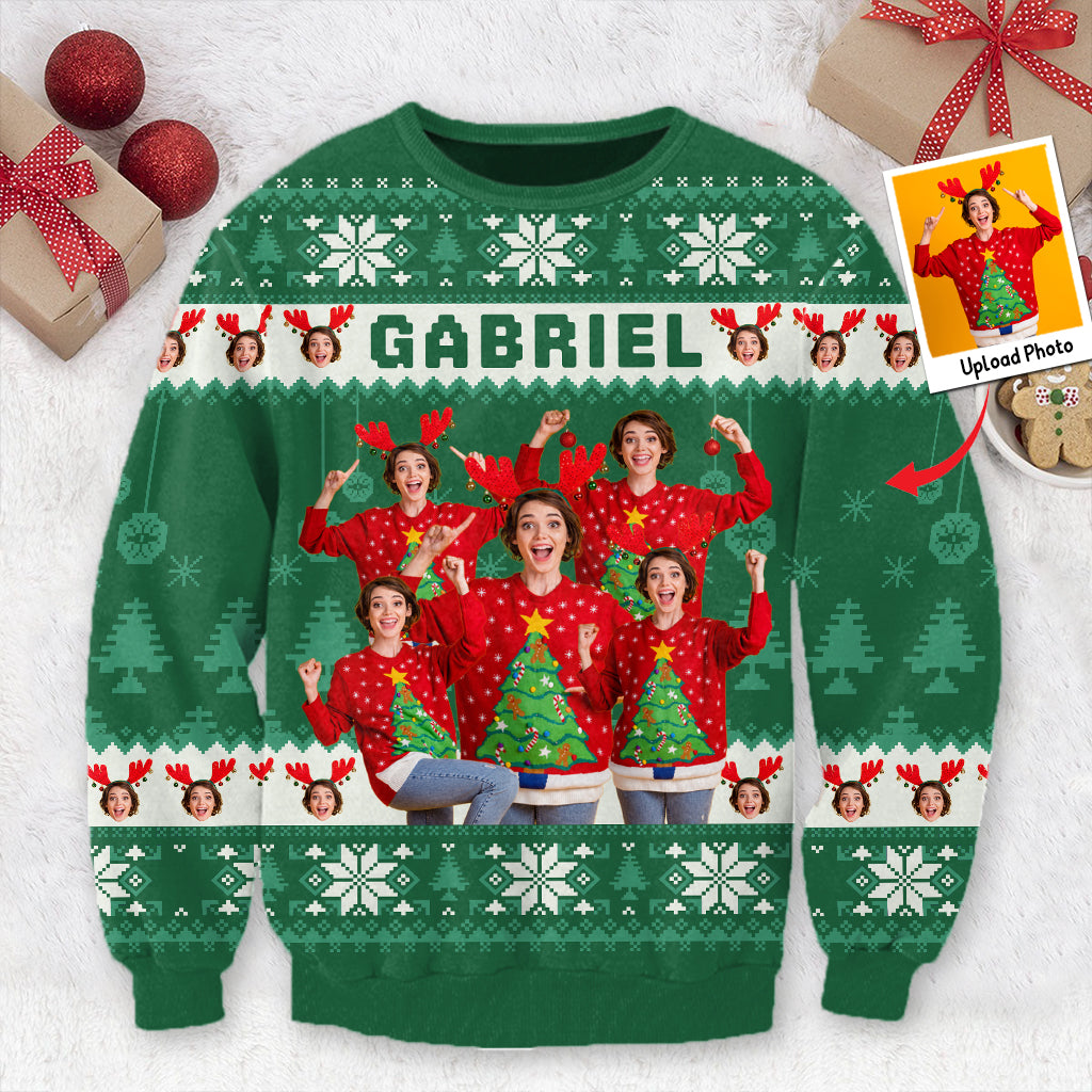 This Is My Ugly Sweater - Personalized Christmas Ugly Sweater